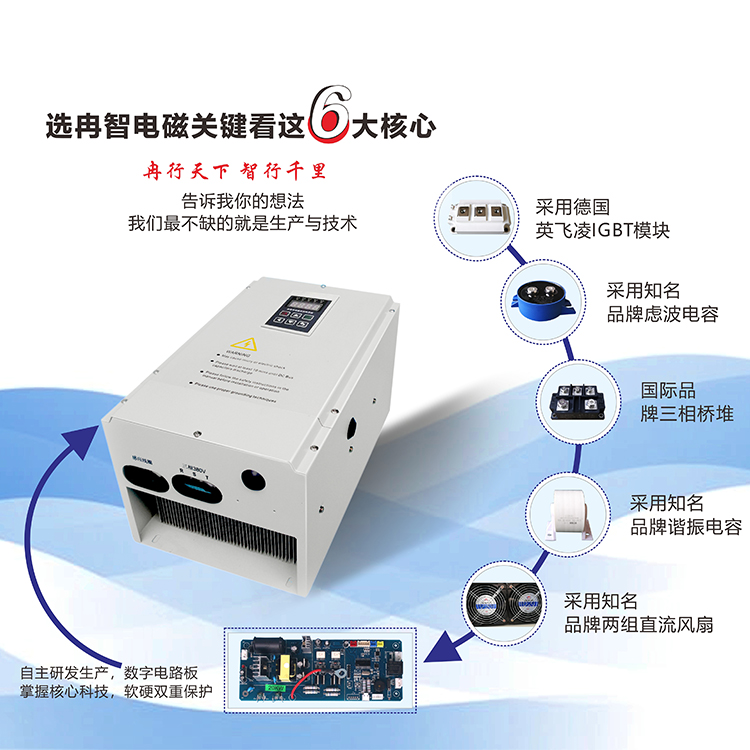 电磁加热器三大优势——磁能技术加持是工业机械的好帮手