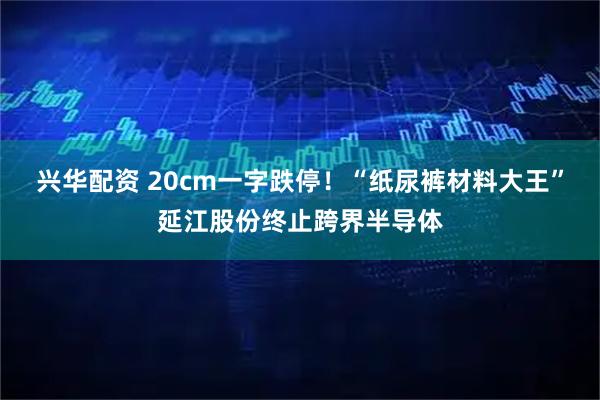 兴华配资 20cm一字跌停！“纸尿裤材料大王”延江股份终止跨界半导体