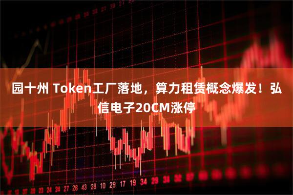园十州 Token工厂落地，算力租赁概念爆发！弘信电子20CM涨停