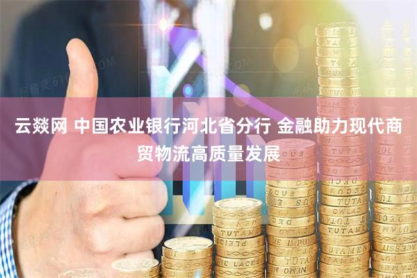云燚网 中国农业银行河北省分行 金融助力现代商贸物流高质量发展