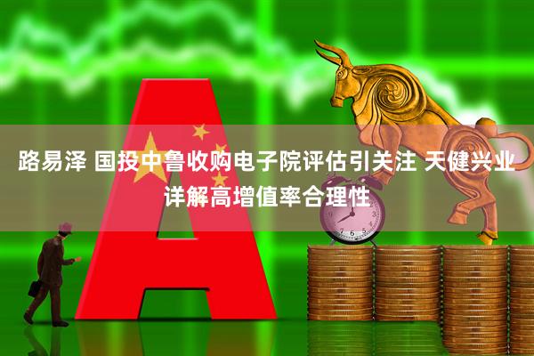 路易泽 国投中鲁收购电子院评估引关注 天健兴业详解高增值率合理性